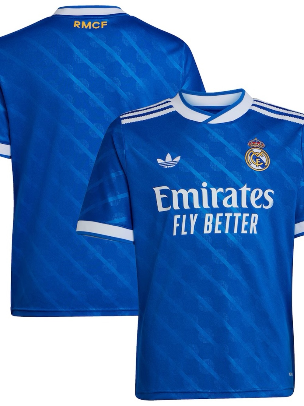 Real Madrid adidas Youth 2025/26 Third Replica Jersey - Blue 9-10 Years
